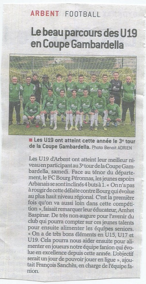Lire la suite à propos de l’article Article du 11/10/16
