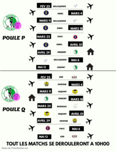 U 7 2 POULES